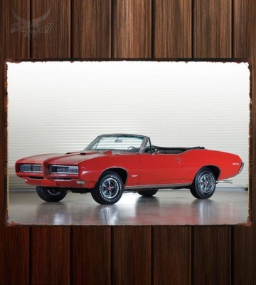 Металлическая табличка Pontiac GTO Convertible 557